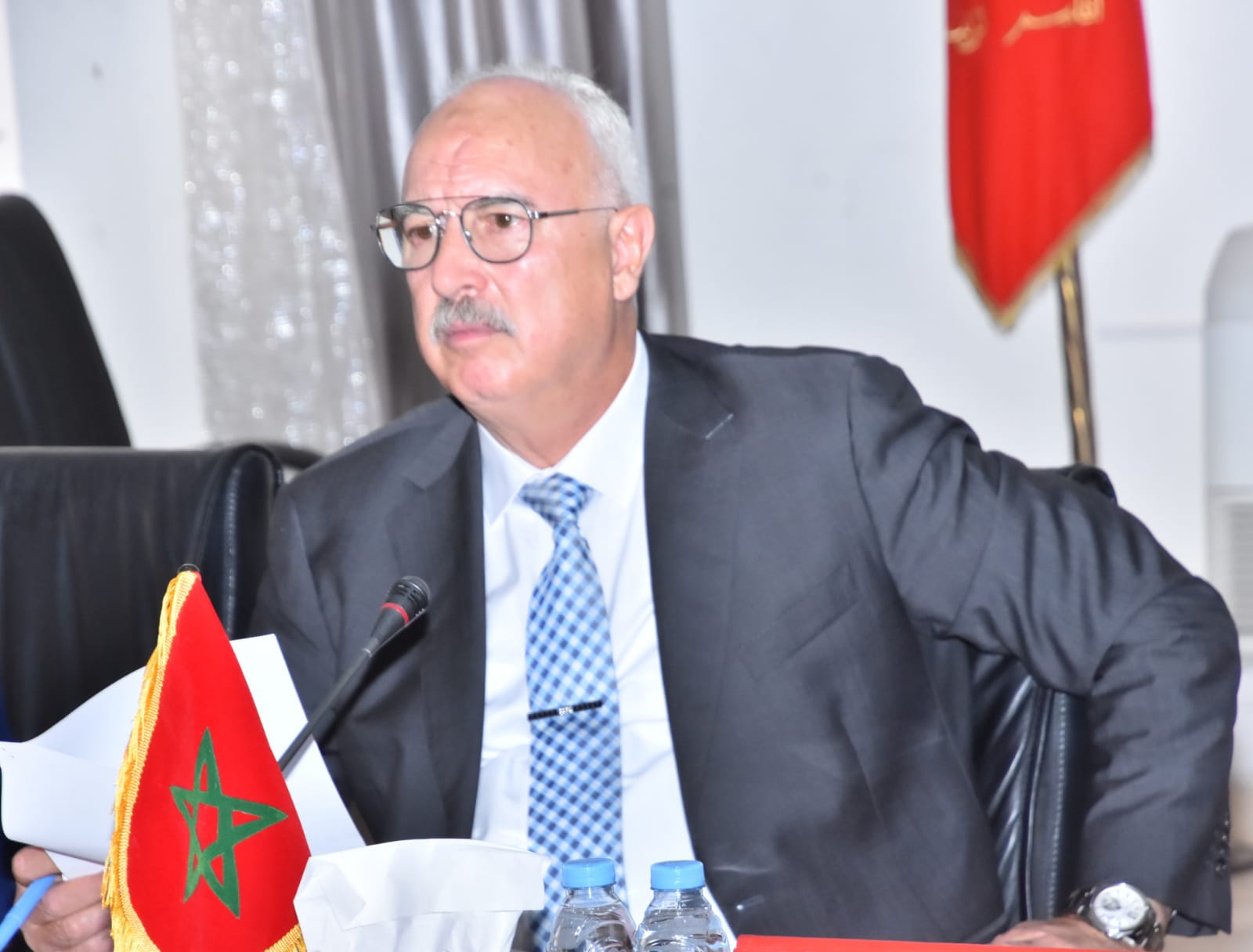 عامل إقليم تزنيت يترأس اجتماعا لتتبع وتنفيذ،أشغال مشروع التطهير السائل للمدينة العتيقة لتزنيت