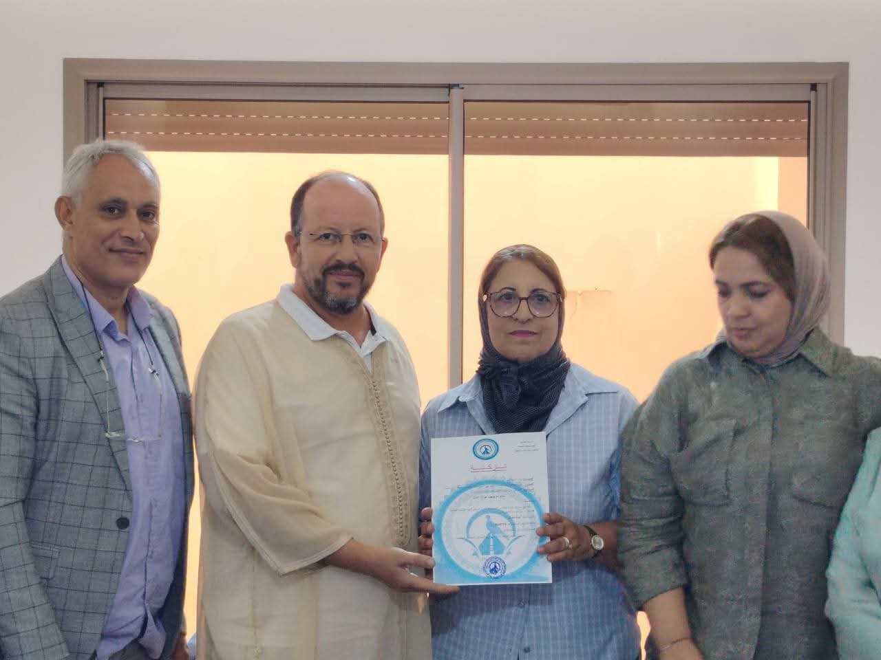 تزكية أمينة المتوكل رئيسة محلية للهيئة الوطنية التجمعية لمهني وحرف البناء بأكادير