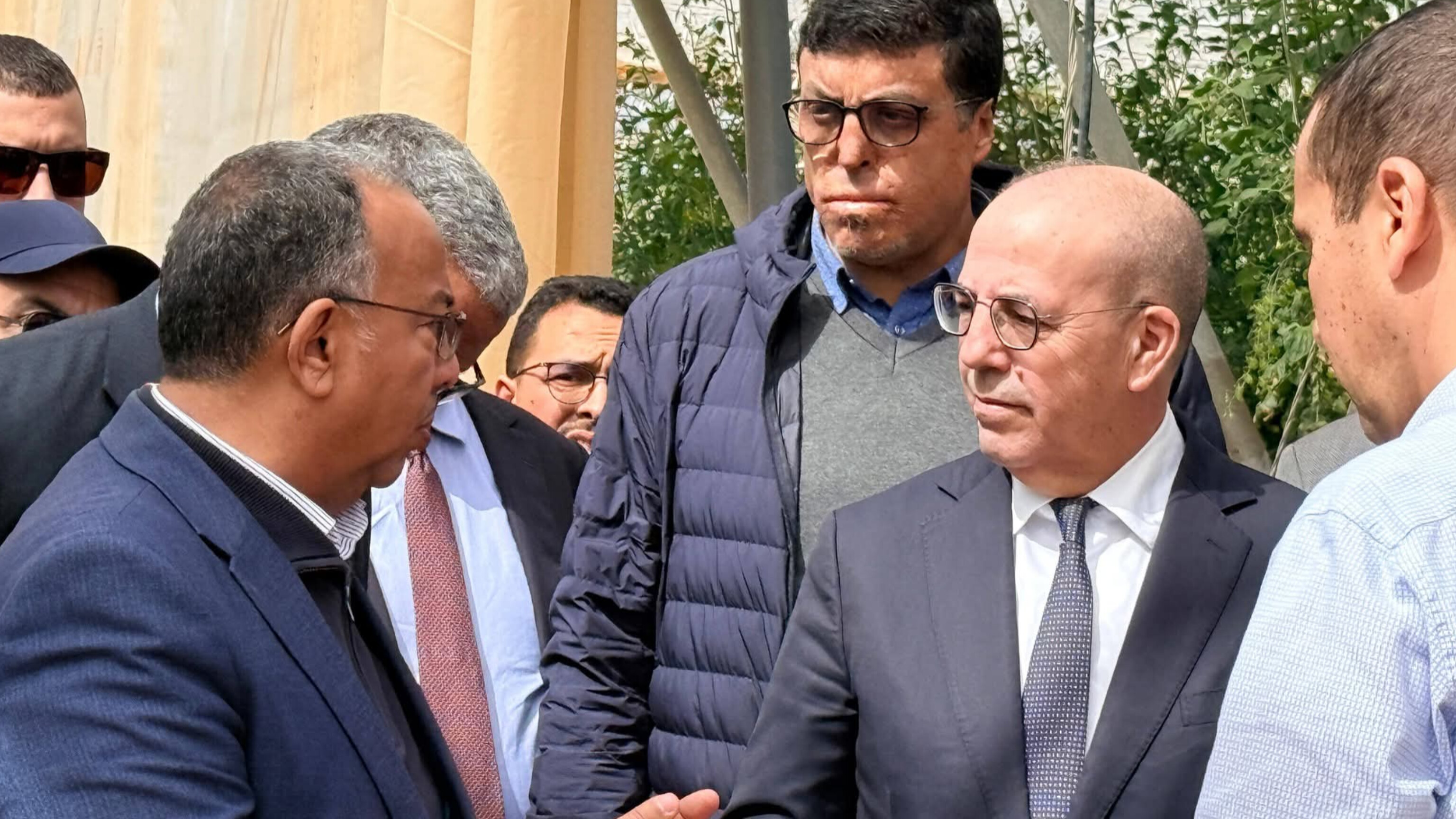 وزير الفلاحة يقف ميدانياً على أضرار العاصفة الريحية باشتوكة آيت باها